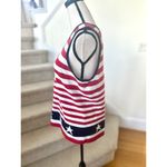 Liz Claiborne Vintage  American Flag Knit Cotton Tank Top Photo 1