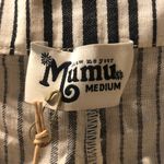 Show Me Your Mumu nwt size medium Black and White Striped High Waist Shorts Photo 2