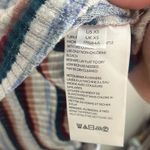 Anthropologie Saturday Sunday by Pippa Hacci Striped cowl neck Teal Burgundy XS Photo 5