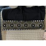 Victoria's Secret Pink Yoga Pants Black Embellished Waist Bootcut Size M Y2K Size M Photo 1