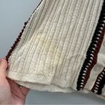 RTR Sea New York Riva Ribbed Embroidered Wool Collared Button Front Top Sz 8 Brown Photo 8