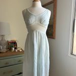Vintage light blue sheer lingerie slip dress Size M Photo 7