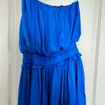 DO+BE One Shoulder Blue Dress Photo 2