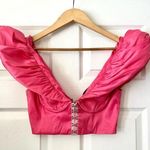 36.5 36 Point 5 Sugar Pink Bustier Top Sz M Photo 0