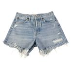 AGOLDE High Rise Parker Blue Denim Long Shorts
Size 26 Photo 1