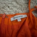 orange mini dress Photo 2