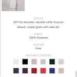 THEIA ivory Brooklyn maxi dress white Size 8 Photo 4