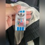 Adidas Vintage 80s  Black and Teal Mesh Lined Track Jacket Size M Photo 4