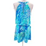 Lilly Pulitzer  Lala Halter Romper Blue Haven
Hey Soliel Sz M Photo 7