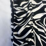 Enfocus Studio Tight but giving scrunched side dress blk/white Photo 1