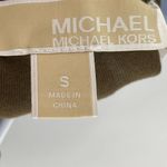 Michael Kors Michael Long Sleeve Tunic Top with Gold Ring Neckline Small Photo 90
