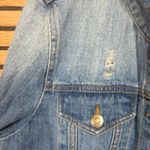 Pistola  Distressed Denim Jacket Size Large Photo 7
