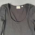 Aritzia Wilifred Free 2XS Black Kaz Romper Scoop Neck Long Sleeve Soft Pull On Photo 1