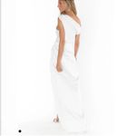 Show Me Your Mumu Jodie Maxi Dress Ivory Luxe Satin Medium Photo 1
