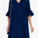 Flowy Chiffon Shirt Dress Blue Size M Photo 0