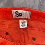 Kohls So Corduroy Style Jean Short Shorts ORANGE Photo 1