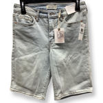 Jessica Simpson  Size 27 Light Denim Adored Slim Bermuda Jean Shorts. New W/Tag Photo 0