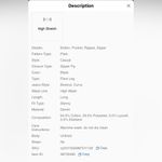 SheIn ICON Women's Front Button Distressed Hem Denim Jeans in Dark Gray, Size 4 Photo 6