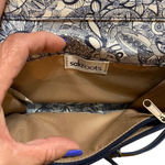 Sakroots Campus Mini Crossbody Blue White Floral Photo 1