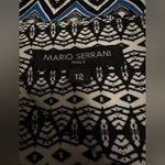 Mario Serrani  Italy Geometric Print Sheath Dress‎ Size 12 NWOT Photo 6