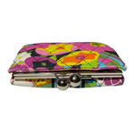 Vera Bradley Retired Small Kisslock Wallet Va Va Bloom Tri-Fold Coin Purse Photo 3