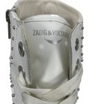 Zadig & Voltaire High Flash Studded Leather High Top Sneaker White Size 40 Photo 10