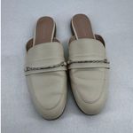 BCBGeneration chic Classic nude Mule Flat with silver detailing size 9.5 Photo 3