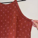 Mudd Rust Colored Tank Top with Pink Accents Photo 1