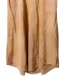 Aritzia Wilfred 100% Silk Dress Pink Peach Open Back XS Photo 2