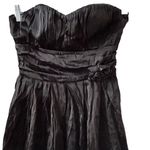 White House | Black Market  Women's Strapless Black Cocktail Dress S Photo 2