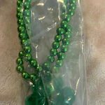Woman light up necklace shamrock fun party saint Patrick’s Yellow Photo 0