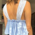 Striped Blue Tank Top Photo 1