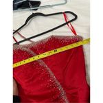 NWT Precious Formals Beaded Sequined Evening Prom Gown Dress Ball Gown Sz 10 Red Photo 9