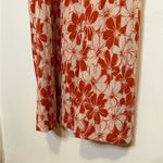 THE GREAT Cascade Dress in Burnt Red Hibiscus Flower Size undefined Photo 7