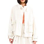 Excuse Vintage Oversized Cotton Cropped Women's Jacket Plus Size Dead Stock Nwot Photo 4