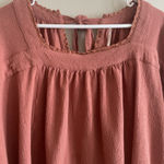 Free People Large Boho Short Dress Rust Bohemian Hippie Vacation Photo 2