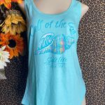 Salt Life NWOT Aruba Blue QUEEN CONCH RacerBack Tank Top MEDIUM Photo 3