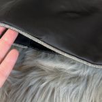 Rachel Zoe NWOT Black Satin Bralette Crop Top Rhinestone Lined sz 12 Photo 1