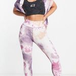 Nike 🌮 Training Dri-FIT One mid-rise 7/8 tie dye leggings/purple & multi, Large Photo 0