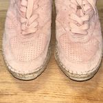 Marc Fisher Julio Sneakers Pink Suede Espadrille - size 7 Photo 2