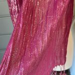 Justice  Pink Metallic Shimmery All Season Scarf Womens Girls Photo 3