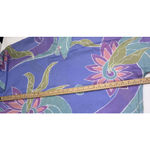 VTG'80s Bill Tice Swim Cover Maxi Side Slit Mumu Gown Sheer Geometric Petite Sm Size undefined Photo 3