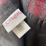 NWT CC Hughes Wool Blend Plaid Red Grey Pencil Skirt 8 Size undefined Photo 4