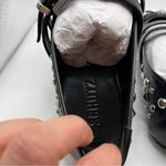 Schutz NWOB  Women's Sarita Leather Flat size 7 Mary Jane studded black Photo 5