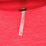 Free People  Uptown Turtle Neck Top Tunic Blouse Asymmetrical Long Sleeve Red XS Photo 7