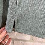 Athleta Untempo Ribbed Long Sleeve Henley Top in Minimalist Gray Size M Photo 11