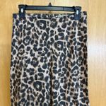 Reformation  Women's Animal Print Leopard Marlon Stretch  High Crop Pants Size 4‎ Photo 1