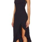 Free People NWT  Made Me Blush Crepe Strapless Boho Slit Midi Dress, size M Photo 2