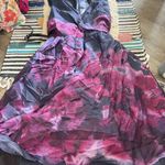 Neiman Marcus Lela Rose X Target Collection Silk Blend Purple Watercolor Dress Size 12 Photo 4