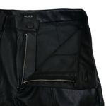 Wildfox Womens M Faux Leather Slit Hem Straight Leg Pants NEW Photo 8